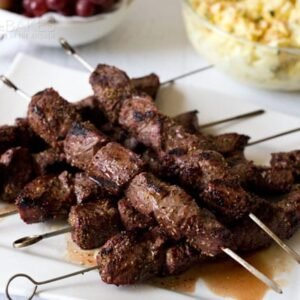 BBQ Beef Skewers