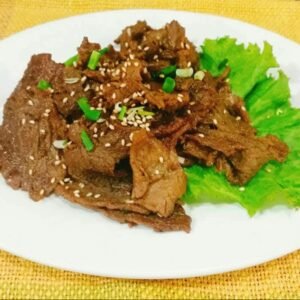 No(3) 돼지불고기 [br] Korean Marinated Pork Barbecue