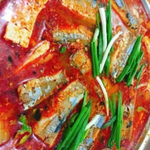 No51(1)꽁치 통조림 Kkongchi Tongjorim [br] Braised Whole Pacific Saury