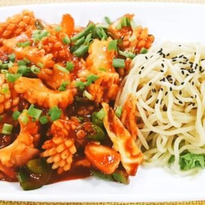 No(18)소면오징어 [br] ‎Spicy Stir-Fried Squid with Noodles (Ojingeo Bokkeum)
