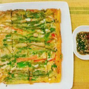 No(21)파전 pajeon [br] Korean Pancake with Green Onion