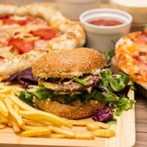 Burgers, Sandwiches & Pizzas