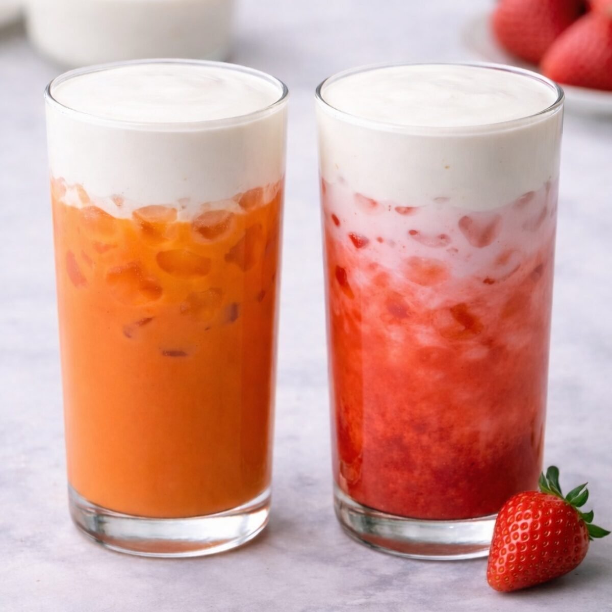 Blended Creations & Cheese-Foam Drinks