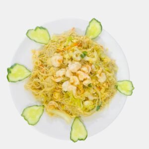 Fried Vermicelli With Prawn[br]ပုဇွန်ကြာဇံကြော်