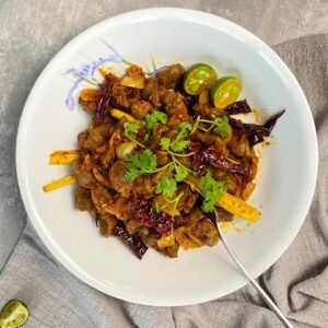 Sautted Chicken Offel[br]ကြက်မြစ်ကြက်သဲ ကုန်းဘောင်