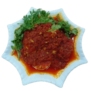 Tomato Curry With Egg[br]ကြက်ဥခရမ်းချဥ်သီးငပိချက်