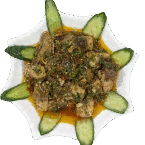 Steamed Fish (Ka Chin Style)[br]ငါးကချင်ပေါင်း