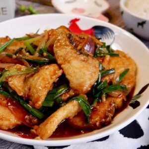 Fried Fish Fillet With Ginger[br]ငါးသားပြားဂျင်းမွှေး