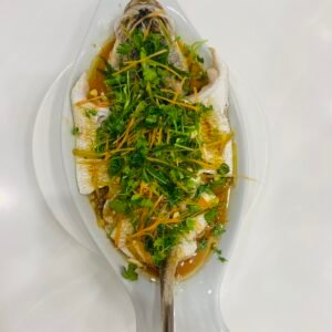 Steamed Whole Fish[br]ငါးအကြည်ပေါင်း