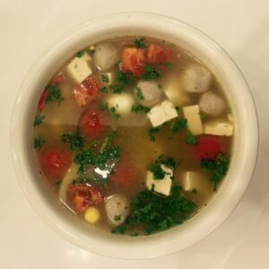 Santam Soup with (Chicken or Pork)[br]စွန်တန်ဟင်းရည်(ကြက်/ဝက်)