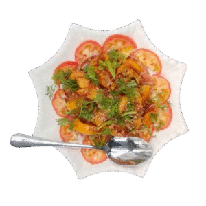 Century Duck Egg Salad[br]ဆေးဘဲဥသုပ်