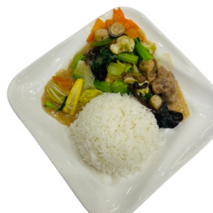 Steamed Rice  With Pork Ribs[br]ဝက်နံရိုးထမင်းပေါင်း