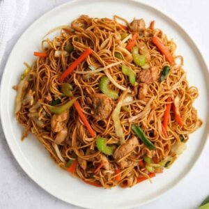 Fried Noodle With Prawn[br]ပုဇွန်ခေါက်ဆွဲကြော်